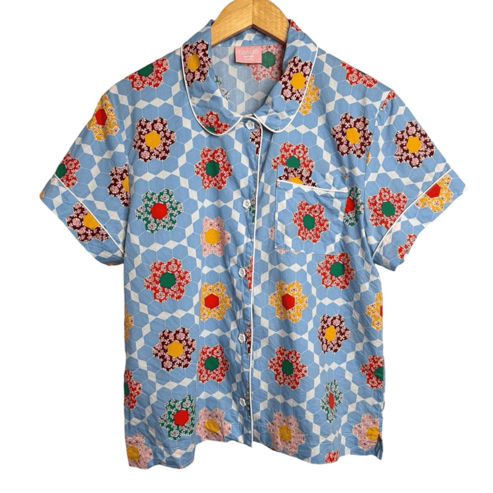 ban.do Multicolor Floral Blouse